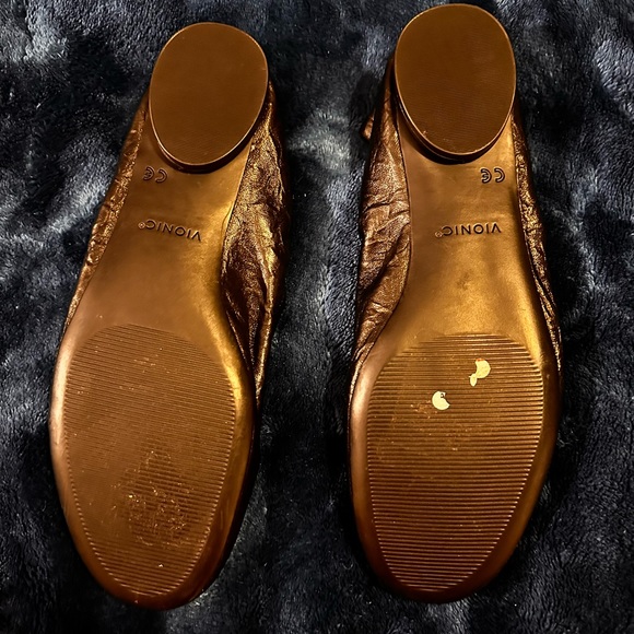 Vionic Alex Ballet Flat - Black Leather - Size 8 - Picture 4 of 5